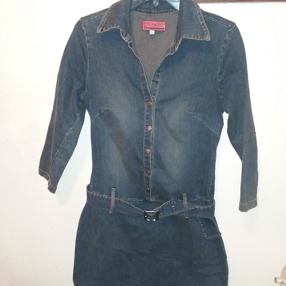 hot kiss denim dress